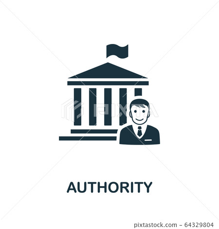 Authority icon. Simple element from regulation… - Stock Illustration