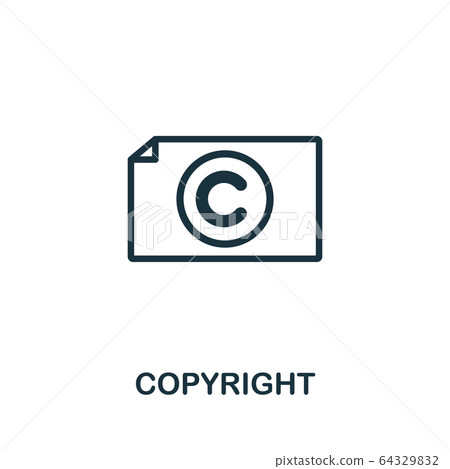 Copyright icon. Simple element from intellectual property collection. Filled Copyright icon for templates, infographics and more Copyright icon. Simple element from intellectual property collection. Filled Copyright icon for templates, infographics and more 64329832