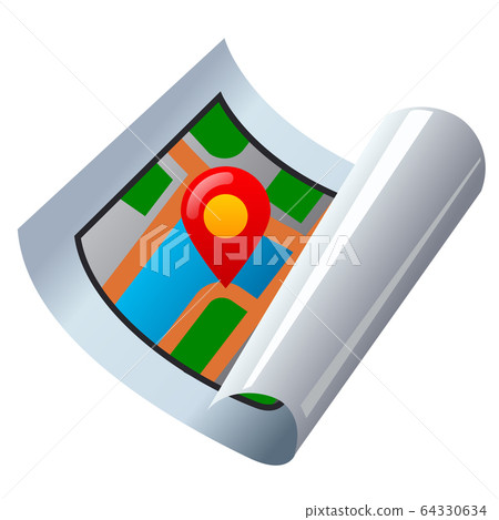 navigation map icon navigation map icon 64330634