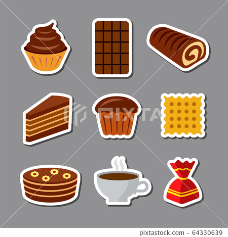 confectionery icon set confectionery icon set 64330639