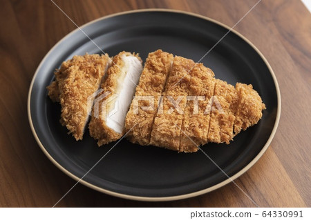 Tonkatsu on a plate Tonkatsu on a plate 64330991