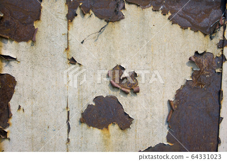 Rusty metal plate peeling paint texture surface Rusty metal plate peeling paint texture surface 64331023