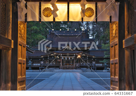[Taga Taisha Shrine (Night)] Taga-cho, Inugae-gun, Shiga Prefecture 64331667