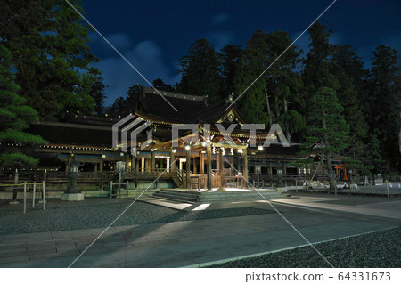 [Taga Taisha Shrine (Night)] Taga-cho, Inugae-gun, Shiga Prefecture 64331673