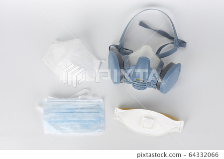 Twin filter half face respirator mask ffp3 , respirator ffp1, ffp2 and face mask 64332066