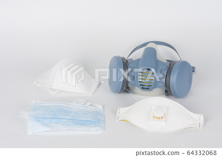 Twin filter half face respirator mask ffp3 , respirator ffp1, ffp2 and face mask 64332068