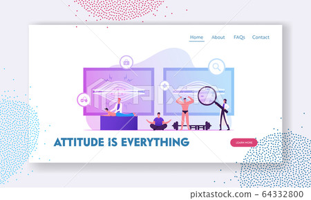 Muscle Tension Website Landing Page. Chiropractor Massaging Man with Pain in Tensed Muscles. Sportsman Bodybuilder Muscle Tension Website Landing Page. Chiropractor Massaging Man with Pain in Tensed Muscles. Sportsman Bodybuilder 64332800