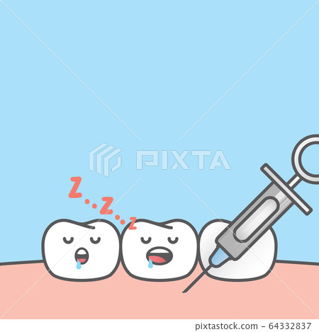 Blank banner Dental anesthesia,teeth cartoon Blank banner Dental anesthesia,teeth cartoon 64332837