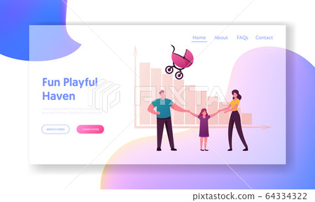 Birth Rate and Demographic Datum Landing Page Template. Parents and Daughter Characters Birth Rate and Demographic Datum Landing Page Template. Parents and Daughter Characters 64334322