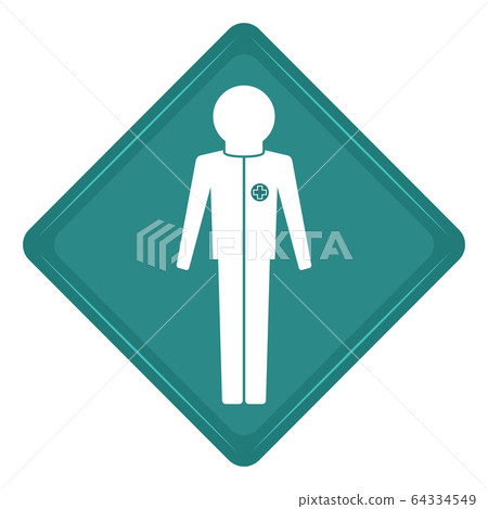 Sticker of a doctor icon Sticker of a doctor icon 64334549