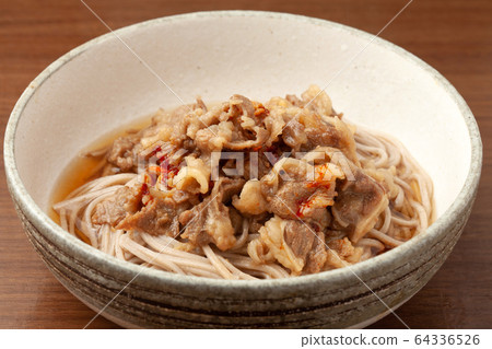 Meat soba 64336526