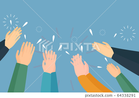People hands applaud. Human hands clapping People hands applaud. Human hands clapping 64338291