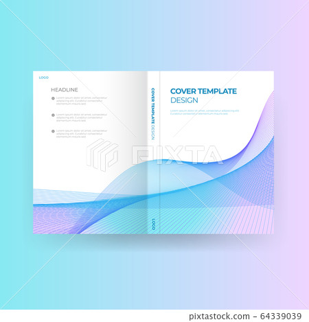 封面設計模板矢量 64339039