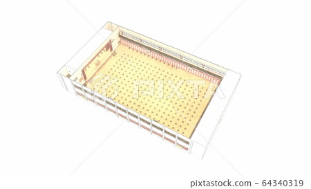 Gymnasium entrance ceremony School less chairs Coronavirus Illustration 16 Gymnasium entrance ceremony School less chairs Coronavirus Illustration 16 64340319