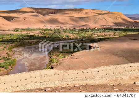 Ait Benhaddou, surroundings, scenery Ait Benhaddou, surroundings, scenery 64341707