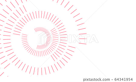 CG line A line that spreads radially and rotates 64341954