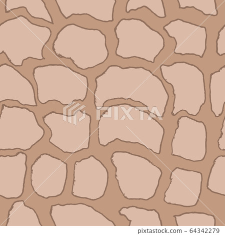 Stones handdrawn seamless brown pattern. Vector illustration. Stones handdrawn seamless brown pattern. Vector illustration. 64342279