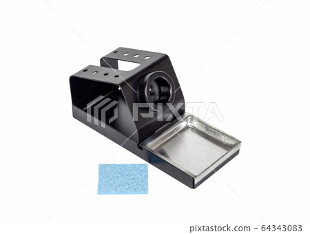 Soldering iron stand electronic work tool. Soldering iron stand electronic work tool. 64343083