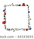 Beautiful colorful flowers for flowershop, invitations, cards 64343693
