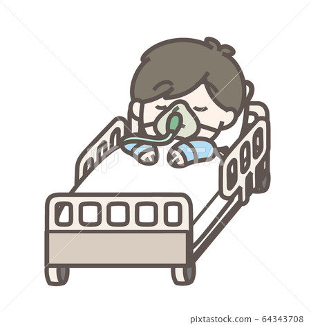 住院男士氧氣面罩 64343708