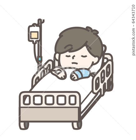 Hospitalized male drip Hospitalized male drip 64343710