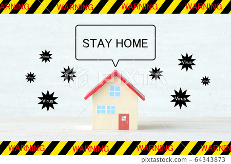 Infectious Disease Prevention Measures-Stay Home 64343873