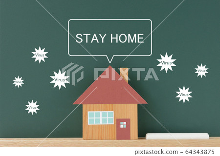傳染病預防措施-留在家裡 傳染病預防措施-留在家裡 64343875