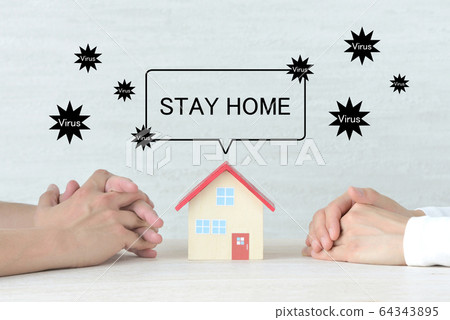 Infectious Disease Prevention Measures-Stay Home 64343895