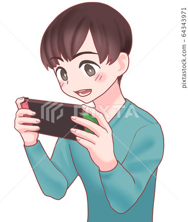 Boys are enjoying playing online games in their mobile phones. It's a  really fun fighting game. Have the determination to win the game flat style  cartoon vector illustration 5608316 Vector Art at