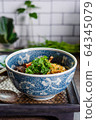 Rice noodles with spicy pork sauce (Nam ngiao)  64345079