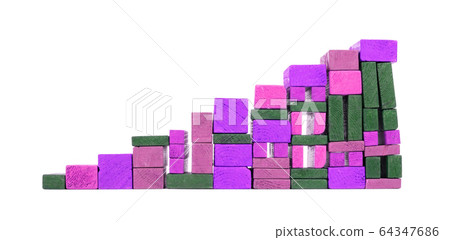 Isolated block stairs leading to nowhere Isolated block stairs leading to nowhere 64347686