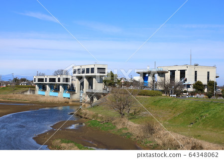 Gyukido Gyoendo Control Reservoir, Yukiyuki Water Supply and Drainage Station Gyukido Gyoendo Control Reservoir, Yukiyuki Water Supply and Drainage Station 64348062