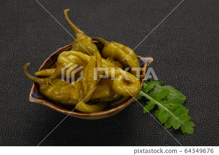 Pickled green pepper Pickled green pepper 64349676