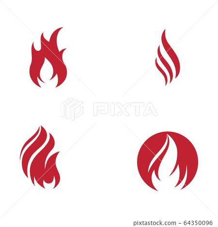 flame icon fire vector design flame icon fire vector design 64350096