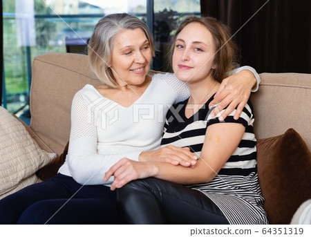 Two women at home 64351319