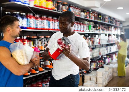 Glad African recommending dietary supplements 64352472