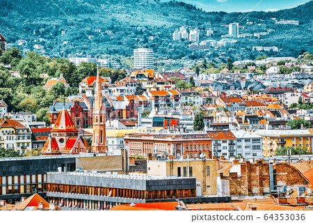 Center of Budapest, View from the St.Stephen Center of Budapest, View from the St.Stephen 64353036