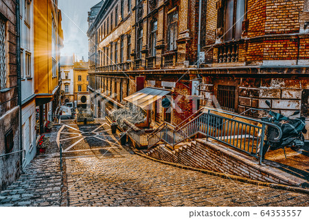 Beautiful landscape and urban view of the 64353557