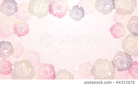 山茶花背景 64353878