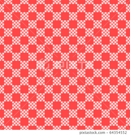 Checkered seamless pattern. Red and white color. Checkered seamless pattern. Red and white color. 64354552