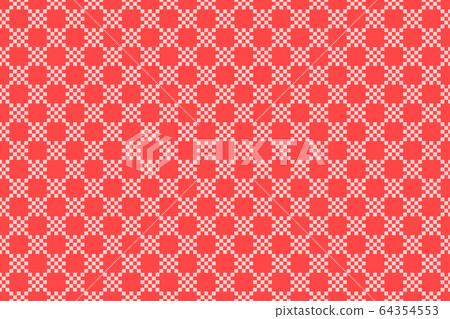 Red checkered seamless pattern. Wide background 64354553