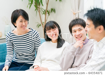 friendly family, family, grinning 64354871