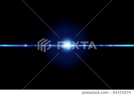 發光的同步加速器鏡頭光暈的抽像圖形 64355874