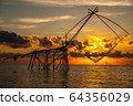 The Traditional fishing in Thailand. 64356029