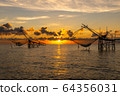 The Traditional fishing in Thailand. 64356031