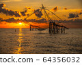 The Traditional fishing in Thailand. 64356032