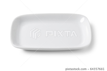 White square plate 64357681
