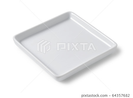 White square plate 64357682