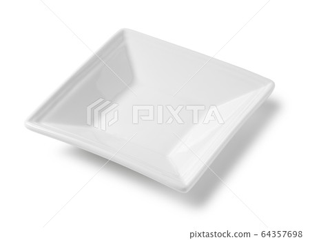 White square plate 64357698