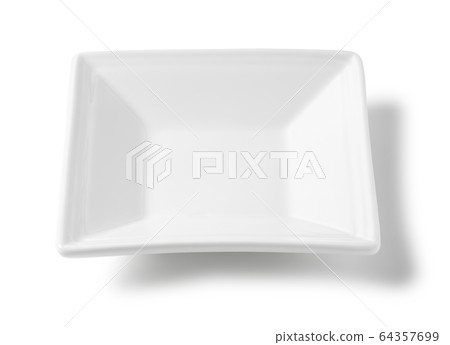 White square plate 64357699